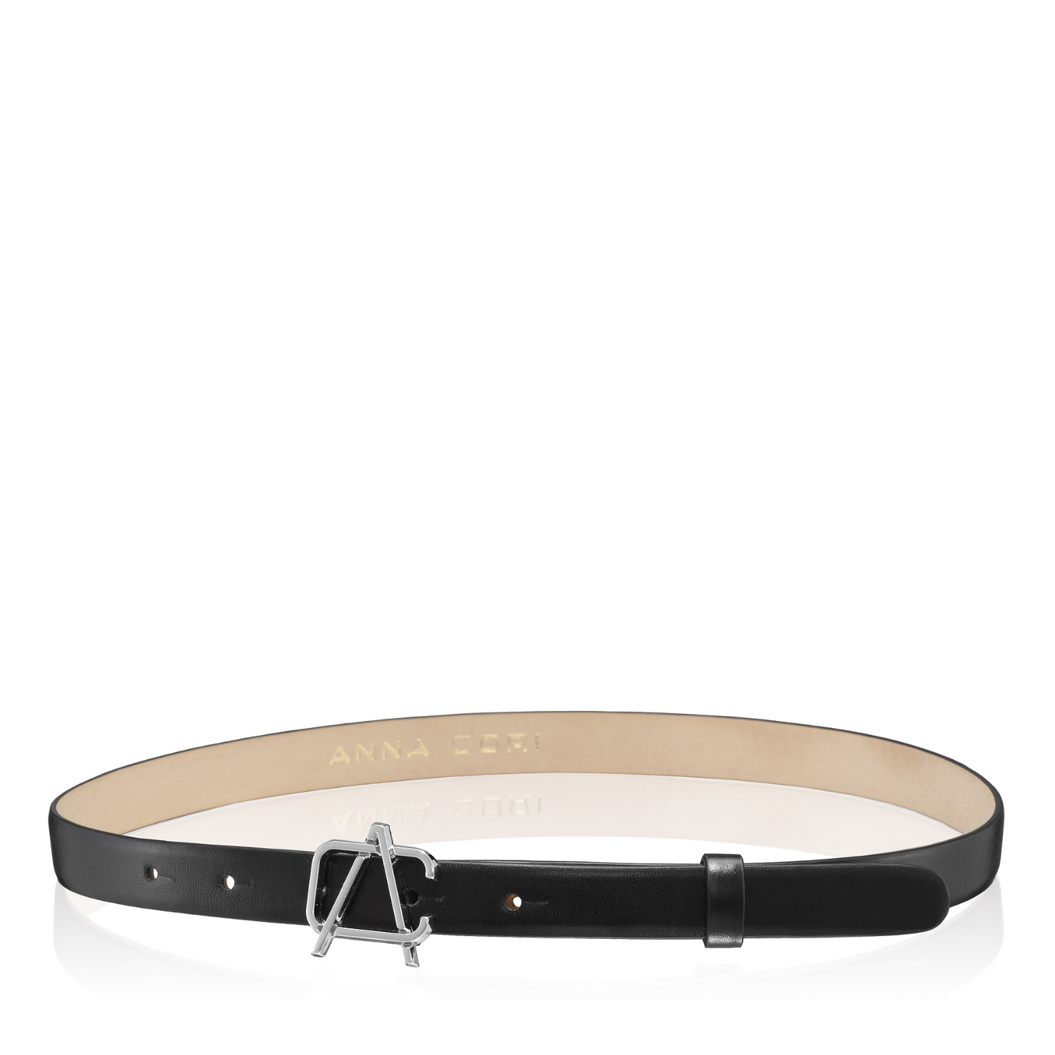 Picture of Women Leather Belt 52 VITELLO BLACK